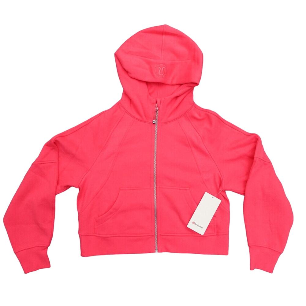 Lululemon M/L Scuba Oversized Full Zip Hoodie Glaze Pink Size Medium / Large New